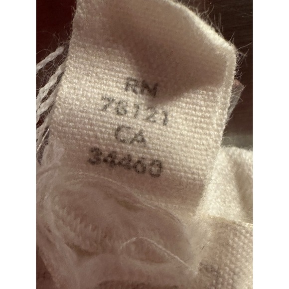 Eileen Fisher Women's Capri Pants White SzM 95 Org Cot 5 Sp Beach Brunch Boating - Picture 3 of 10